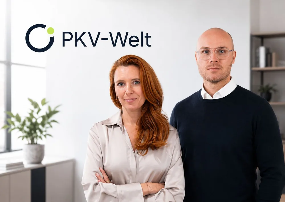 Das Team von PKV-Welt: Tim und Sandra Bökemeier